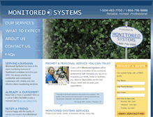 Tablet Screenshot of monitoredsystems.com